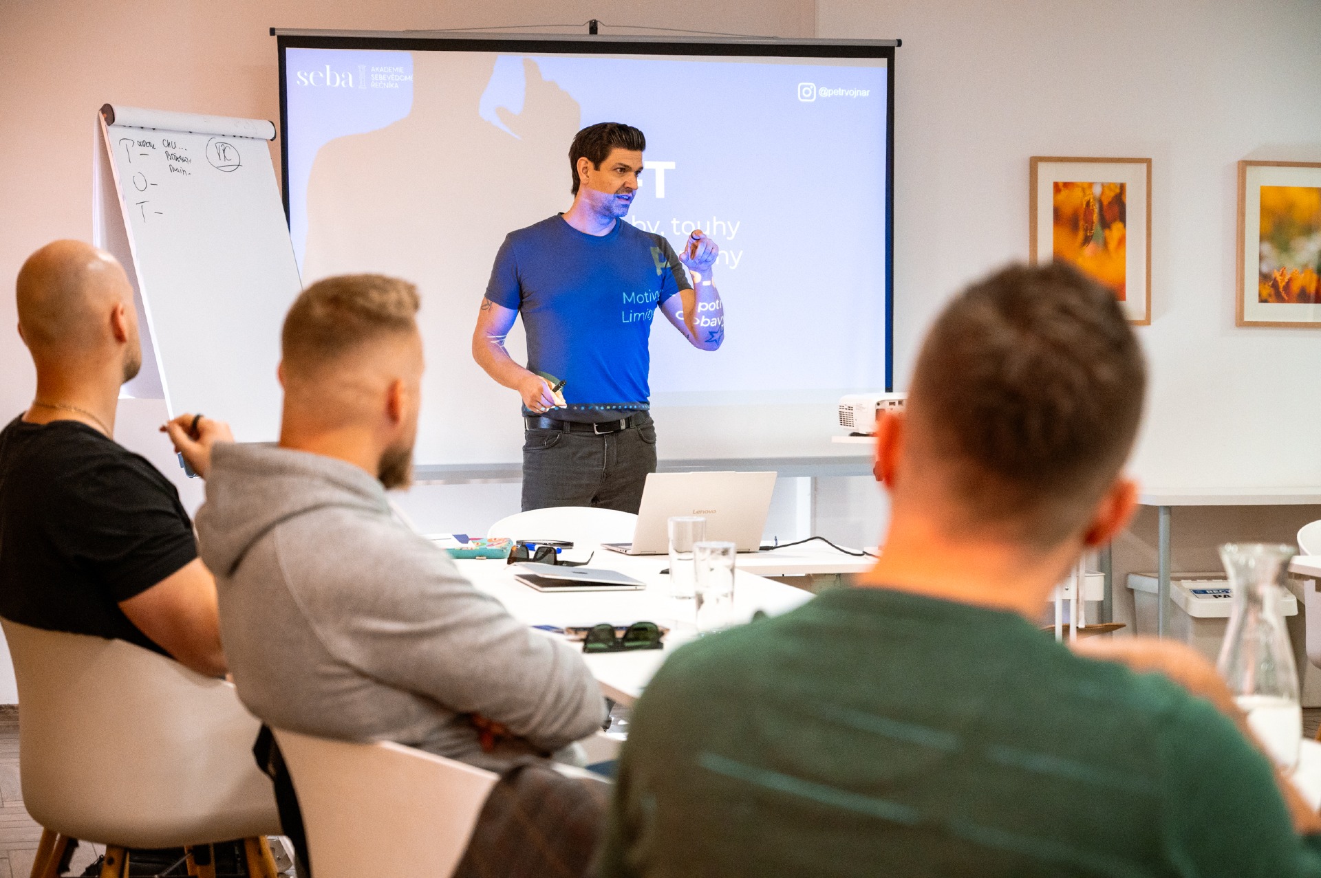 Petr Vojnar vede Meet&Deal KOMUNITNÍ session na téma Psychologie ovlivňování a prodeje]